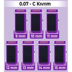 Loreen Professional İpek Kirpik Set 0.07 C Kıvrım 9-10-11-12-13-14-15mm