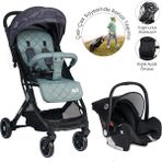 Lorelli Fiorano Kabin Travel Set Yeşil Bebek Arabası