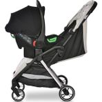 Lorelli Loret Otomatik Katlanan Kabin Boy & Travel Set Bebek Arabası - Grey - Gri