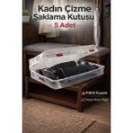 Loremp 5 Adet Çizme Kutusu - Standart - Beyaz