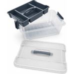 Loremp Bölmeli Depolama 12 Lt Organizer Dolap Içi Düzenleyici Saklama Kutusu - Standart - 001-Renkli
