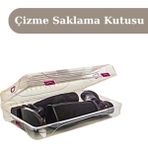 Loremp Kadın Çizme Kutusu Saklama Kutusu 3 Adet Çizme Koruma Saklama - Standart - Renkli Beyaz