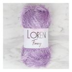 Loren 34047 RF009 Furry Lila El Örgü İpi