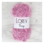 Loren 34048 RF012 Furry Gül Kurusu El Örgü İpi