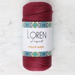 Loren 34344 RM0113 Macrame Bordo El Örgü İpi
