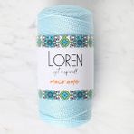 Loren 34354 RM0221 Macrame Bebe Mavi El Örgü İpi