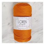 Loren LM011 34430 Polyester Soft Macrame Turuncu El Örgü İpi