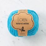 Loren Natural Cotton 33923 R091 Turkuaz El Örgü İpi