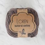 Loren Natural Cotton R069 Kahverengi El Örgü İpi