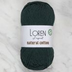 Loren Natural Cotton R073 Yeşil El Örgü İpi