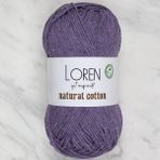 Loren Natural Cotton R093 Mor El Örgü İpi