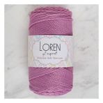 Loren Polyester Soft Macrame 34450 LM021 Gül Kurusu El Örgü İpi