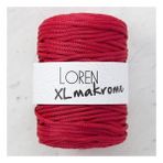 Loren R048 33714 XL Makrome Kırmızı El Örgü İpi