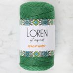 Loren RM0172 34348 Macrame Yeşil El Örgü İpi