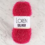 Loren RS0022 34078 Silver Fuşya El Örgü İpi