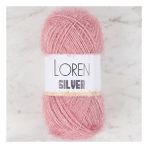 Loren RS0038 34080 Silver Pembe El Örgü İpi