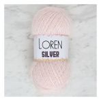 Loren RS0062 34072 Silver Toz Pembe El Örgü İpi