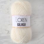 Loren RS0064 34070 Silver Beyaz El Örgü İpi