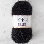Loren RS1001 34093 Silver Siyah El Örgü İpi