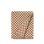 Lorena Canals Tiles Toffee Tarçın Pamuklu Örgü Bebek Çocuk Battaniyesi 80 X 100 Cm
