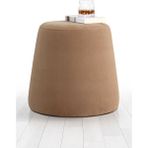 Lorence Home Broch Puf Kahve - Yükseklik: 44cm, Çap: 40cm - Kahverengi