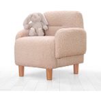 Lorence Home Cobie Teddy Çocuk Koltuğu - Pudra