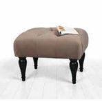 Lorence Home Floral Kahve Puf