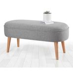 Lorence Home Gri Lednok Bench Puf
