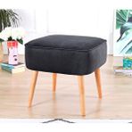 Lorence Home Koyu Gri Bolien Puf