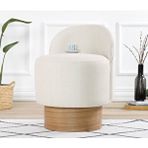 Lorence Home Krem Barren Puf