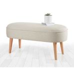 Lorence Home Krem Lednok Bench Puf