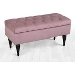 Lorence Home Maye Sandıklı Leylak Puf