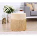 Lorence Home Merkür Püsküllü Altın Puf