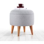 Lorence Home Micup Gri Puf