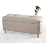 Lorence Home Rocio Sandıklı Kahve Puf