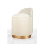 Lorence Home TY1065 Dover Krem Puf