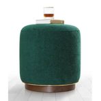 Lorence Home TY3081 Zümrüt Yeşili Zeone Puf