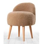 Lorence Home TY3133 Kahve Rufmee Kürk Puf