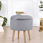 Lorence Home TY4476 Koyu Gri Vaniline Puf