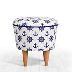 Lorence Home TY6001 Renkli Cunda Çapa Puf