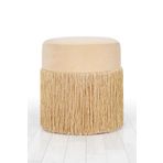 Lorence Home TY7571 Altın Merkür Püsküllü Puf