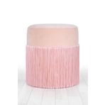 Lorence Home TY7573 Pudra Merkür Püsküllü Puf