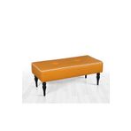Lorence Home TY9014 Turuncu Lungo Deri BenchTuruncu Puf