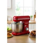 Lorenzo MasterPlus Hamur Yoğurma Mutfak Şefi Stand Mixer 6 lt 1500 W Çiğköfte,Krema Kırmızı