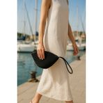 Lorevie Kadın Hasır Clutch Çanta - Hasır Siyah