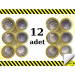Lorex Akrilik Koli Bandı 45 mm x 100 Metre 12 Adet