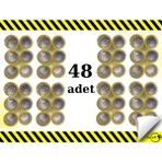 Lorex Akrilik Koli Bandı 45 mm x 100 Metre 48 Adet