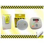 LOREX Doğalgaz Alarm Cihazı + Kablosuz Pilli Duman Dedektörü + 3MK-C15-L Dijital Pilli Karbonmonoksit Dedektörü - .