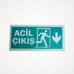 Lorex Fotolüminesans Aşağı Yön Fosforlu Yön Levhası