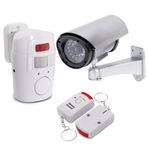 Lorex Gece Görüşlü Görünümlü Caydırıcı Sahte Kamera Destekli Lorex LR-NG300 Kumandalı PIR Ev Alarm Sistemi